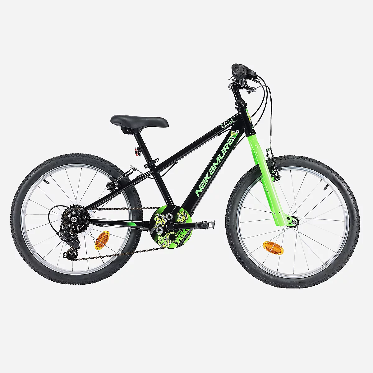 YG60U9_9AY_PR.webp Vélo enfant 20 pouces 5-8 ans Zak Evo Kid Noir et vert – Image 1
