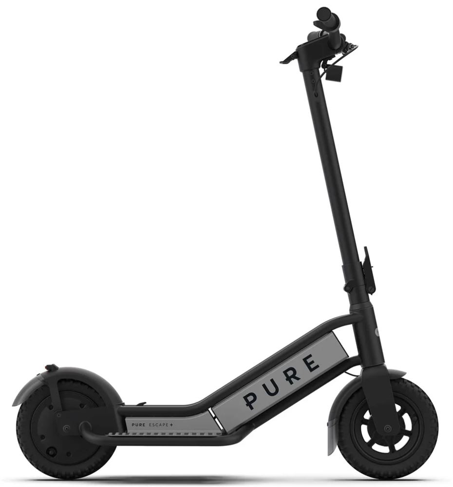 Trottinette-electrique-Pure-Electric-Escape-Pro-500-W-Noir (8) Trottinette électrique Pure Electric Escape Pro+ 500 W Noir – Image 1