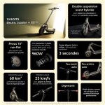 Trottinette électrique Xiaomi Electric Scooter 4 Pro Max 400 W Gris quartz – Image 7