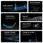 Trottinette électrique Xiaomi Electric Scooter 6 400 W Noir – Image 6