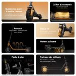 Trottinette électrique Xiaomi Electric Scooter 6 Lite 300 W Noir – Image 4