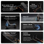 Trottinette électrique Xiaomi Electric Scooter 6 Max 450 W Noir – Image 5