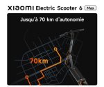 Trottinette électrique Xiaomi Electric Scooter 6 Max 450 W Noir – Image 7