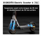 Trottinette électrique Xiaomi Electric Scooter 6 Max 450 W Noir – Image 10