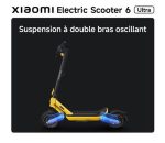 Trottinette électrique Xiaomi Electric Scooter 6 Ultra 500 W Jaune et Noir – Image 8