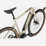 Vélo gravel adulte E-ALLROAD beige – Image 2