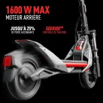 Trottinette électrique - SEGWAY - ZT3 Pro I - 1600 W - 11" - Vitesse 25 km max - Autonomie jusqu'à 70 km – Image 6